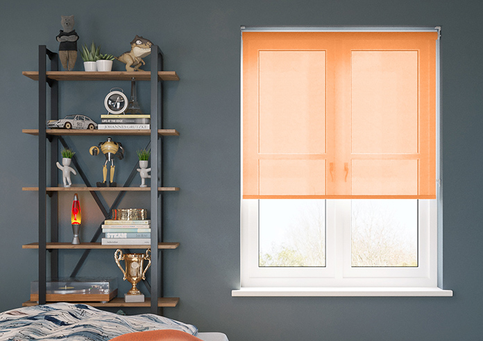 Pompeii Voile, Clementine - Twist&Fit Roller Blind - Image 3